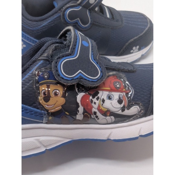 Paw Patrol Chase Marshall Blue Toddler Boys Sneakers Size 5 - Picture 5 of 13